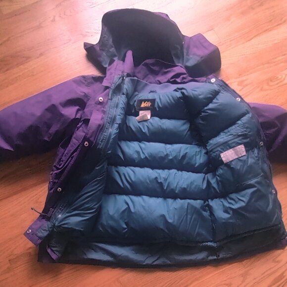 REI 3-in-1 Jacket, Size M, Women’s Nylon Jacket with hood and down insert. - Picture 2 of 10